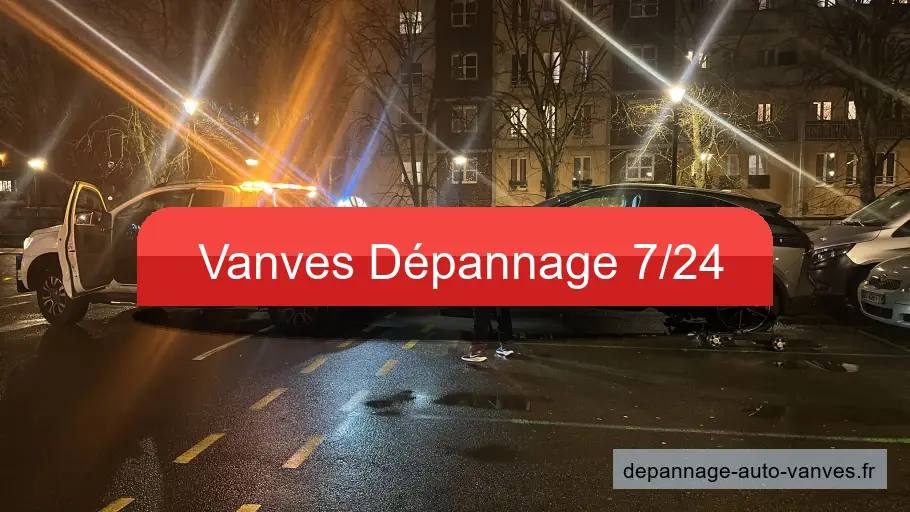 Dépannage et remorquage à Vanves